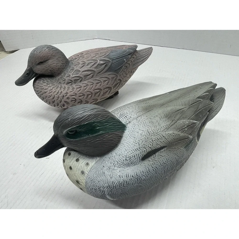 Vintage Lot Of 2 Snap-Lock Decoys Excellent Condition